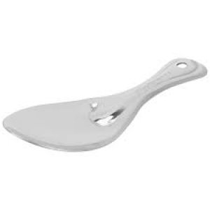 Steel Rice Server Flat Spoon
